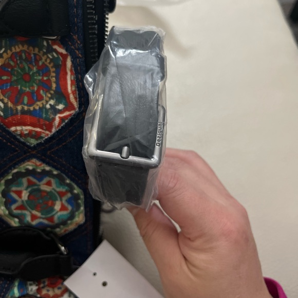 Desigual Women’s Denim Patchwork Bowling Bag - Picture 8 of 10